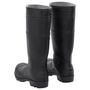 Voir la diapositive 5 : VIDAXL Bottes de pluie noir taille 41 PVC