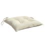 Voir la diapositive 5 : VIDAXL Coussins de chaise lot de 6 blanc creme 40x40x7 cm tissu oxford