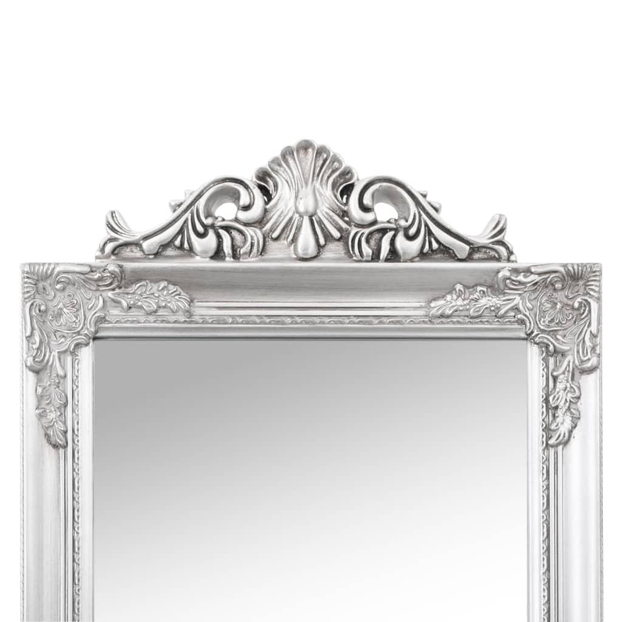 Voir la diapositive 5 : VIDAXL Miroir sur pied argente 45x180 cm