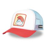 CAPSLAB Casquette trucker avec filet The Smurfs Papa. Coloris disponibles : Rouge