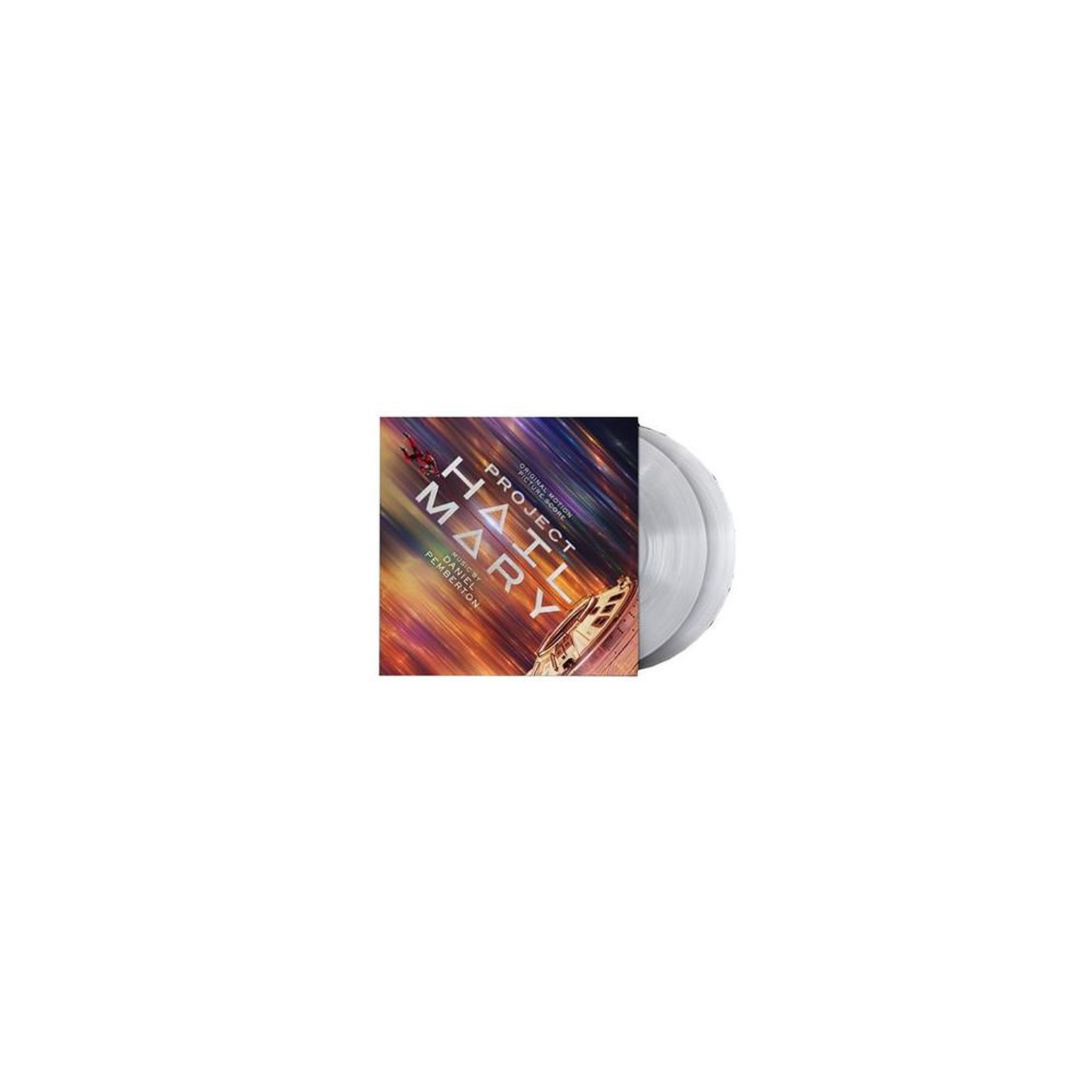 Double lp vinyle transparent de la bof project hail mary, original motion picture score, musique de daniel pemberton