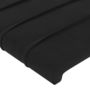 Voir la diapositive 5 : VIDAXL Tete de lit a LED Noir 80x5x118/128 cm Velours