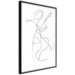 Paris Prix Affiche Murale Encadrée  Two Souls II. Coloris disponibles : Jaune, Noir