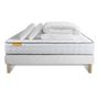 Voir la diapositive 2 : SEPTNUITS Pack matelas Memo + sommier + 2 oreillers mémoire de forme