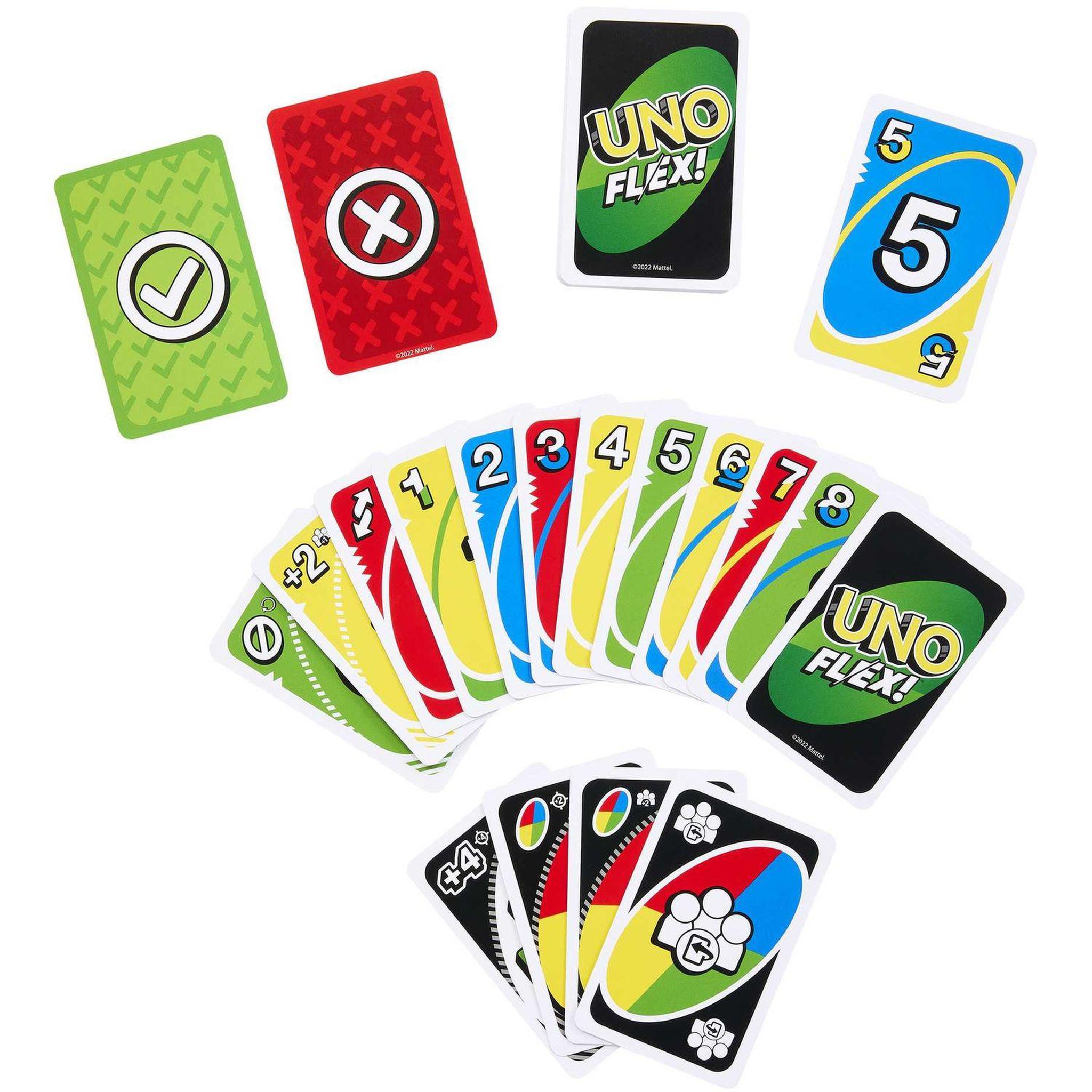 Voir la diapositive 2 : MATTEL Jeu UNO flex