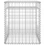 Voir la diapositive 4 : VIDAXL Poteau a panier de gabion 50x50x60 cm Fer