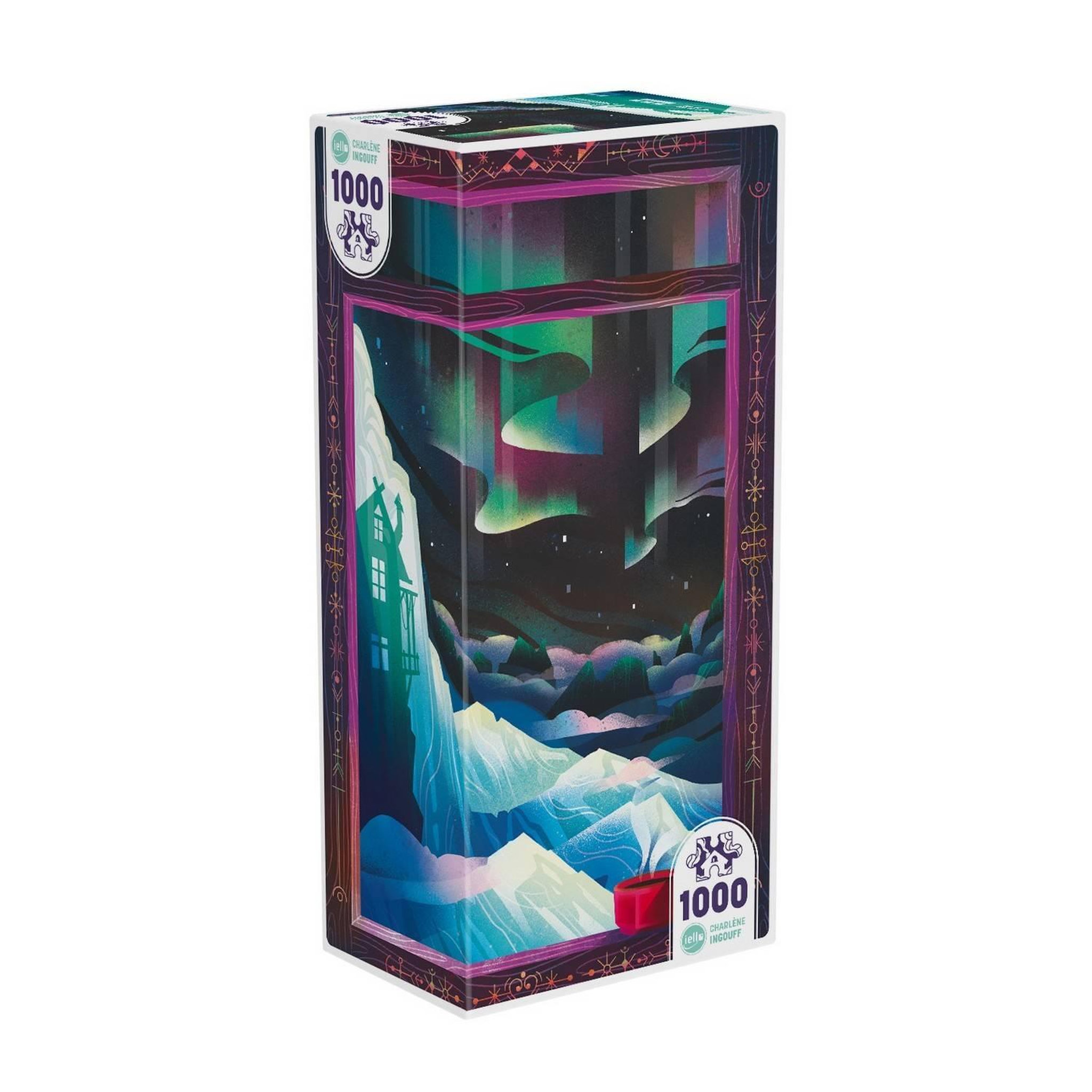 Voir la diapositive 2 : Iello Puzzle 1000 pièces - Universe La Cabane Perchée - Iello