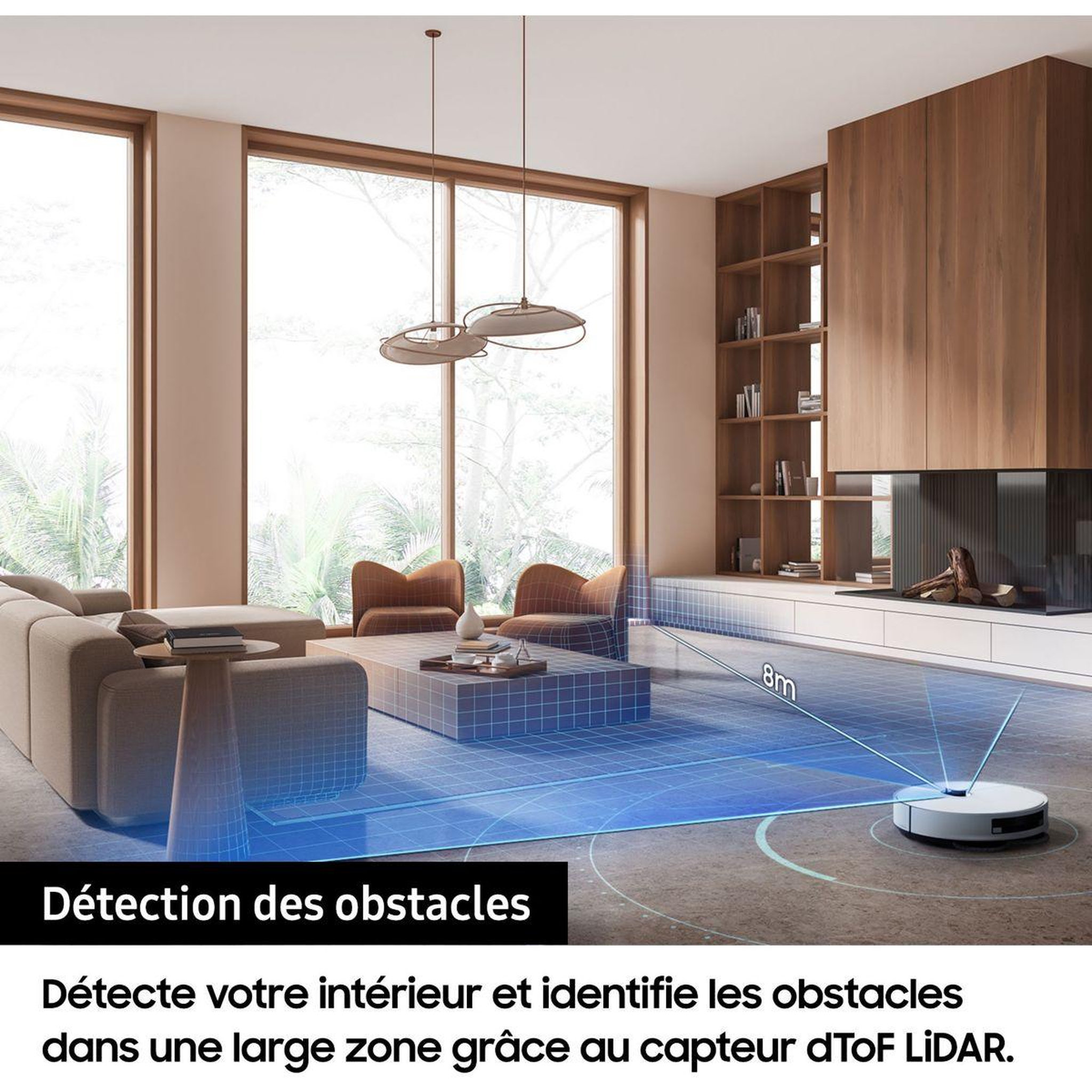 Voir la diapositive 5 : Samsung Robot Aspirateur Laveur Jet Bot Combo VR7MD96B14G