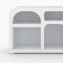 Voir la diapositive 6 : Rendez vous déco Buffet en plâtre blanc cassé 160 cm-Fira