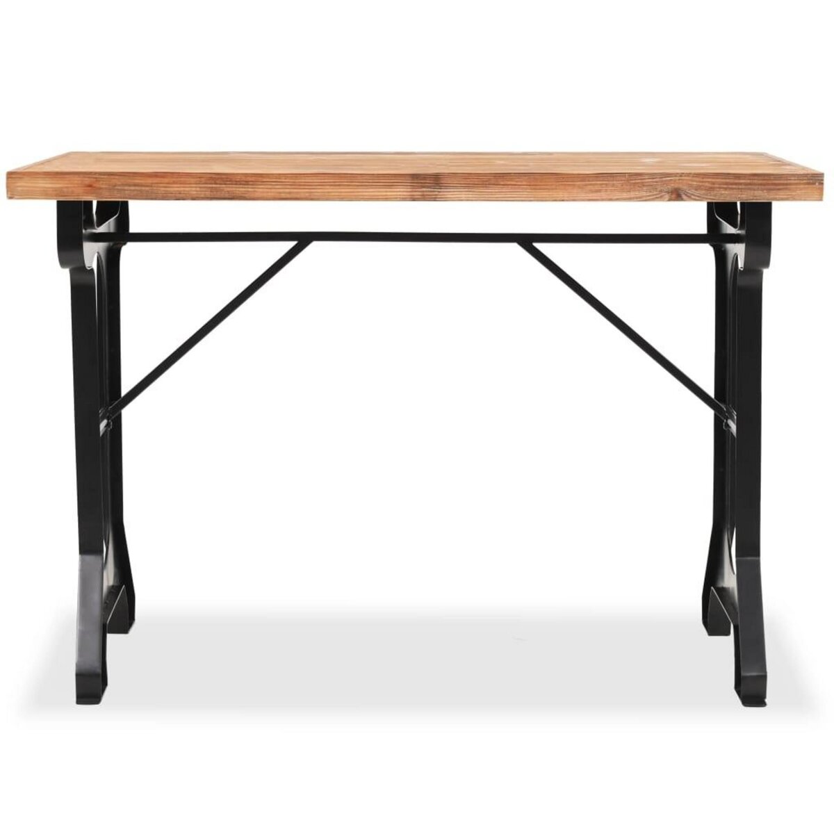 VIDAXL Table a manger dessus en bois de sapin massif 122x65x82 cm