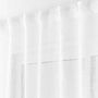 Voir la diapositive 4 : Paris Prix Rideau Voilage à Passants  Haltona  140x240cm Blanc