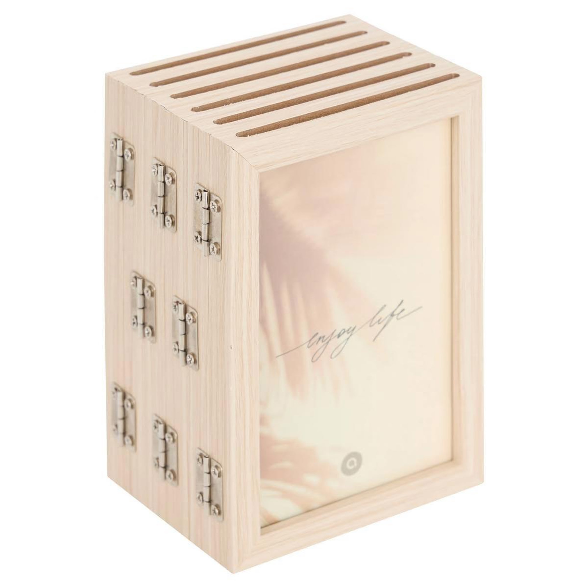 Voir la diapositive 3 : ATMOSPHERA Cadre-Photos Accordéon  Sheldon  10x15cm Beige