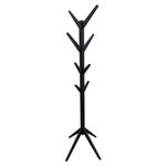 TOILINUX Portemanteau Arbre en MDF Hauteur 178 cm - Noir
