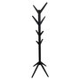 Voir la diapositive 1 : TOILINUX Portemanteau Arbre en MDF Hauteur 178 cm - Noir