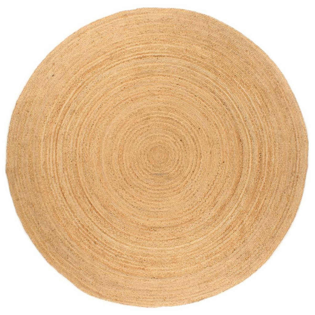 VIDAXL Tapis Jute tresse 210 cm Rond