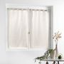 Voir la diapositive 3 : Paris Prix Paire de Voilages  Norine  60x120cm Naturel