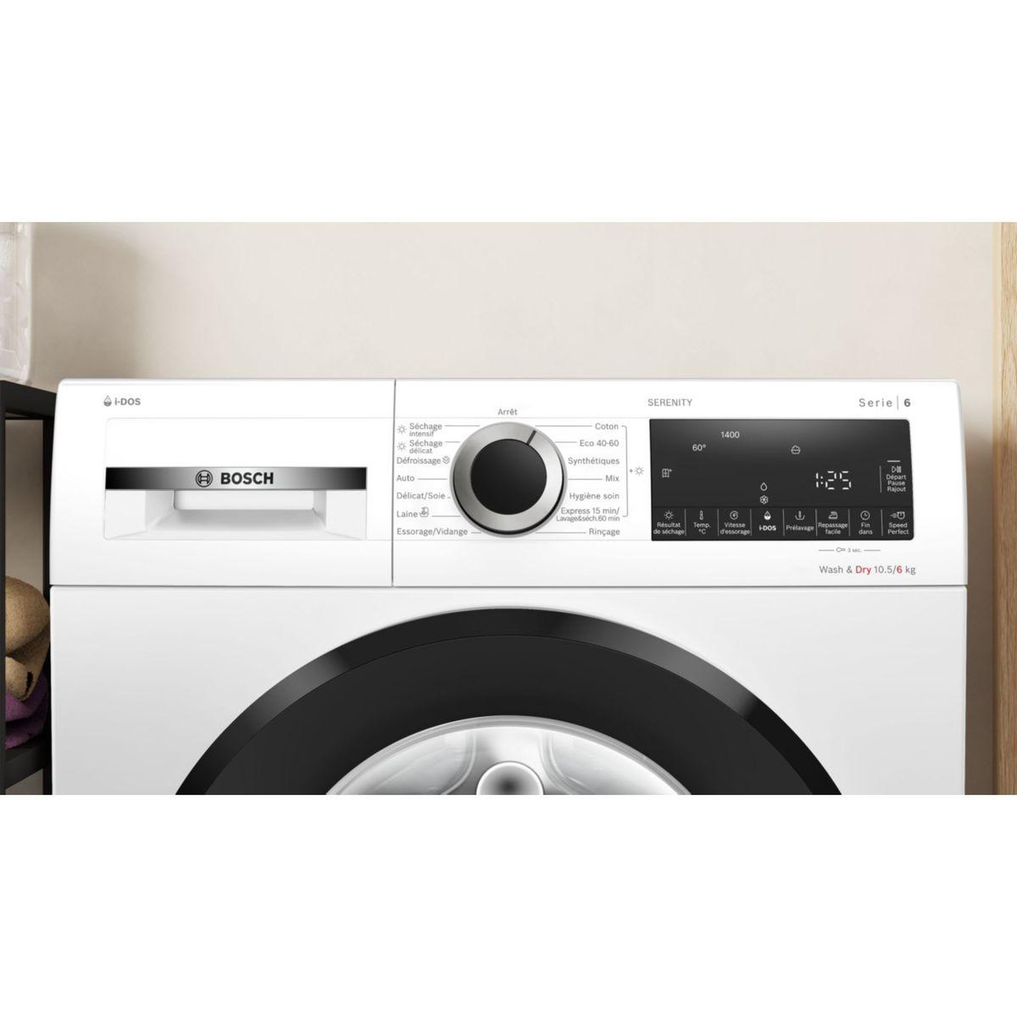 Voir la diapositive 2 : BOSCH Lave linge séchant hublot wng254asfr série 6