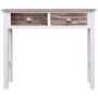 Voir la diapositive 4 : VIDAXL Table console Marron 90 x 30 x 77 cm Bois