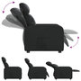 Voir la diapositive 4 : VIDAXL Fauteuil inclinable Noir Similicuir