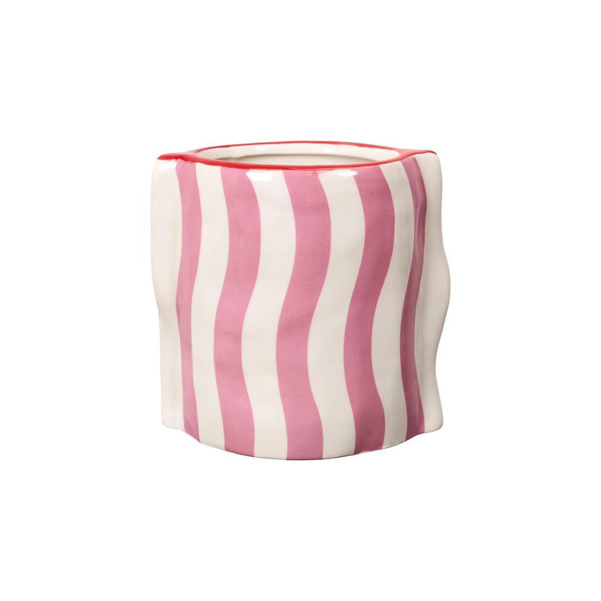 Voir la diapositive 3 : COOK CONCEPT Pot à bonbons en céramique  ludique  12cm multicolore
