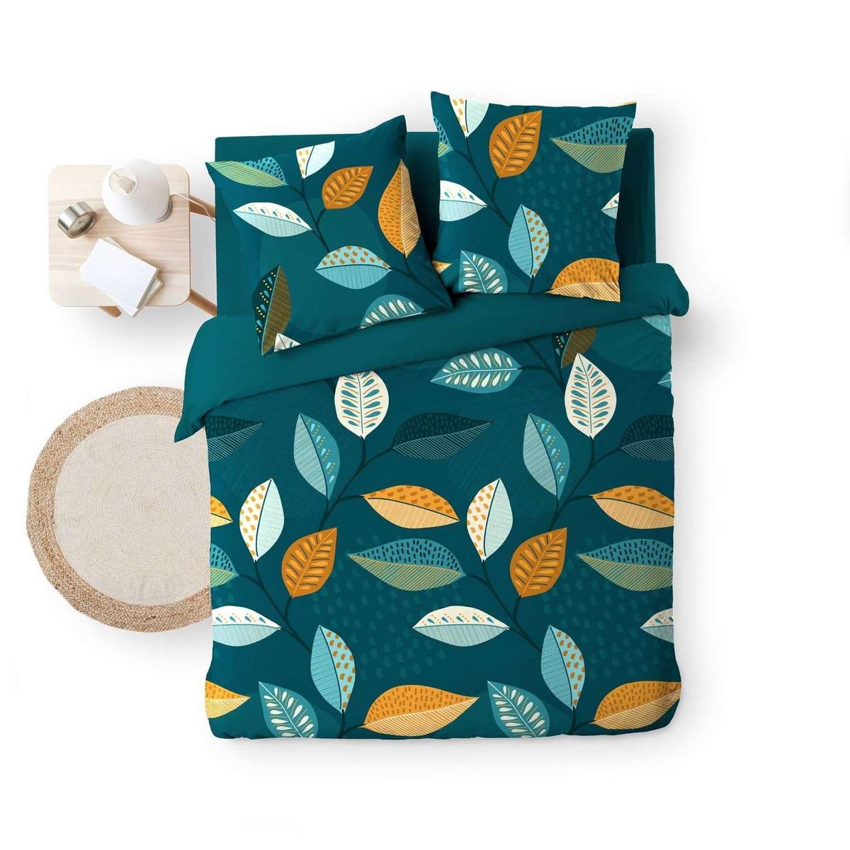 Douceur d'Intérieur Parure de lit ORMA - 100% coton - 220 x 240 cm