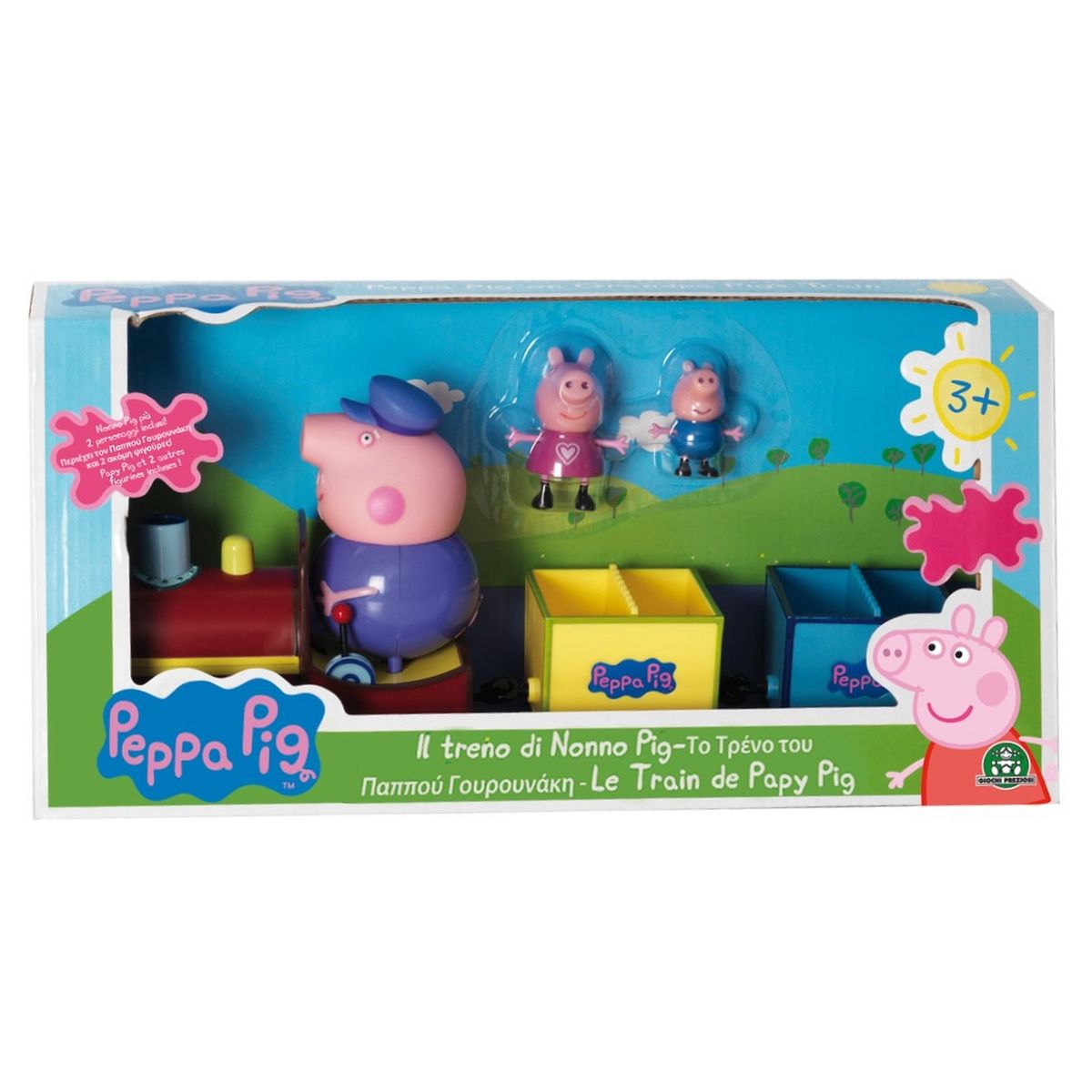 GIOCHI PREZIOSI Train et 3 personnages - Peppa Pig 