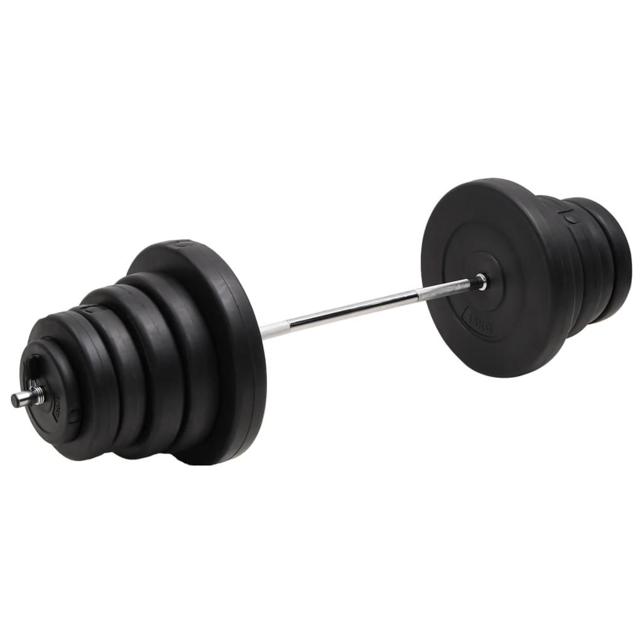 VIDAXL Barre d'halteres avec plaques 90 kg