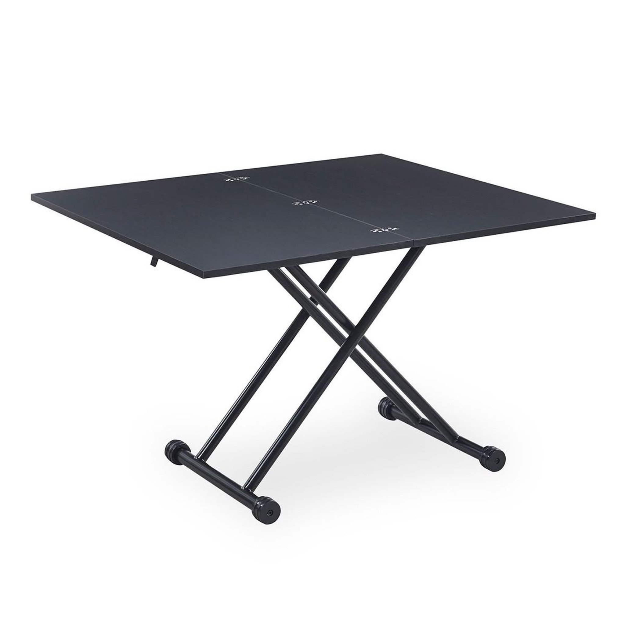 Voir la diapositive 2 : Paris Prix Table basse relevable  higher  57-114cm noir carbone