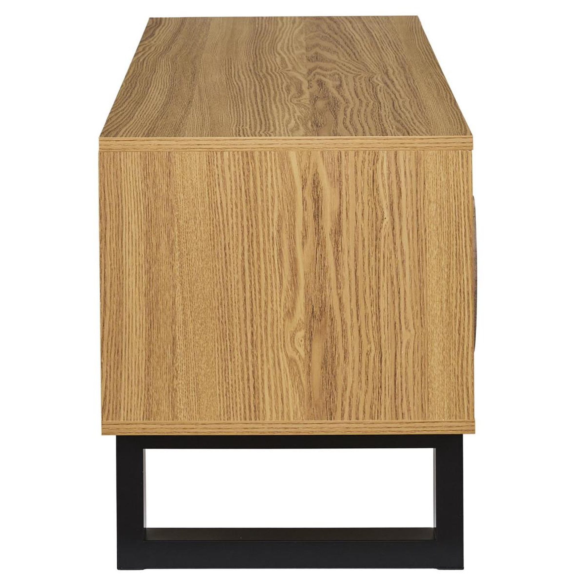 Voir la diapositive 4 : The Home Deco Factory Meuble tv 2 portes  calypso  110cm marron
