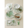 Voir la diapositive 5 : Paris Prix Plateau de Service en Bois  Tod  40cm Vert & Blanc