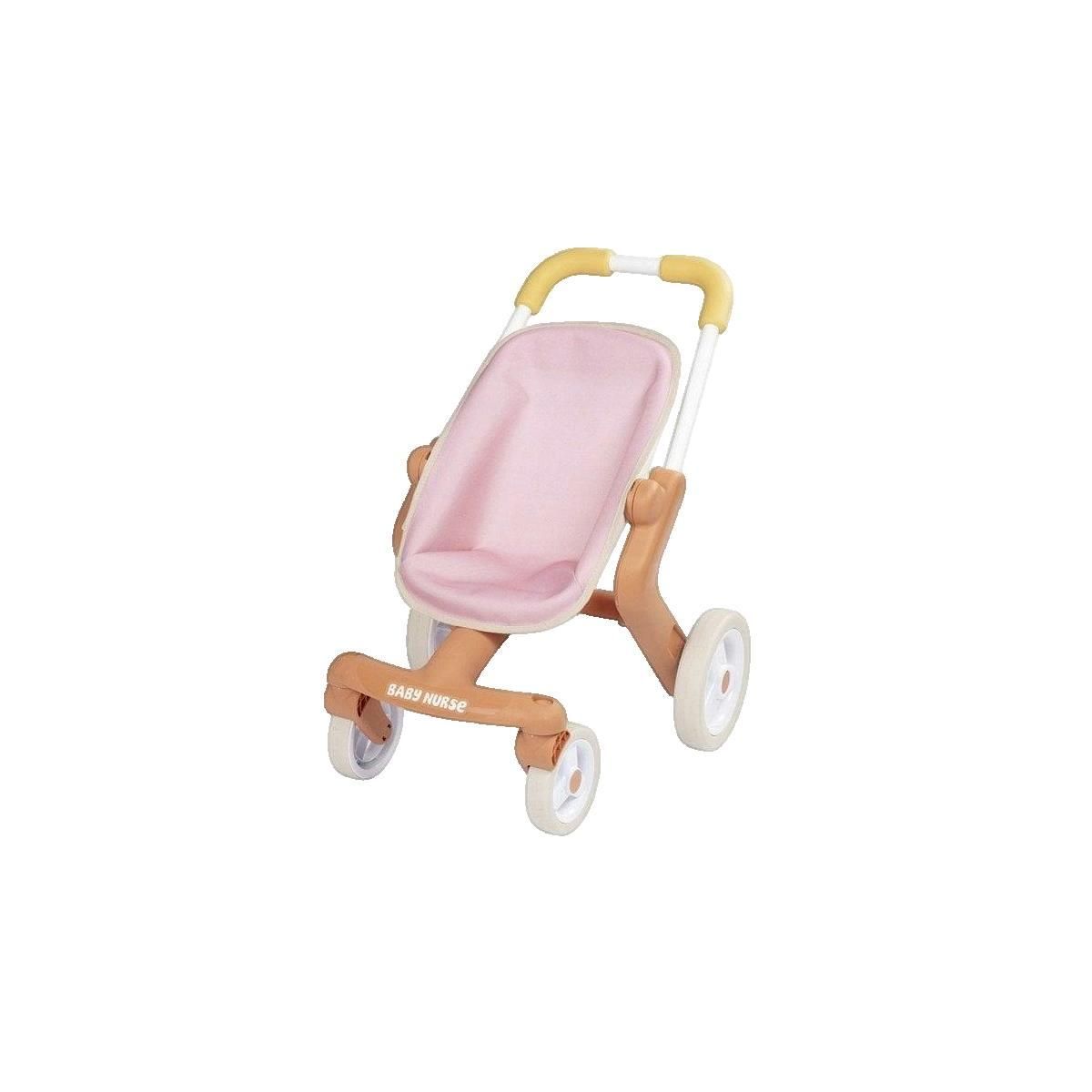 SMOBY Poussette pour poupée Smoby Baby Nurse colorée