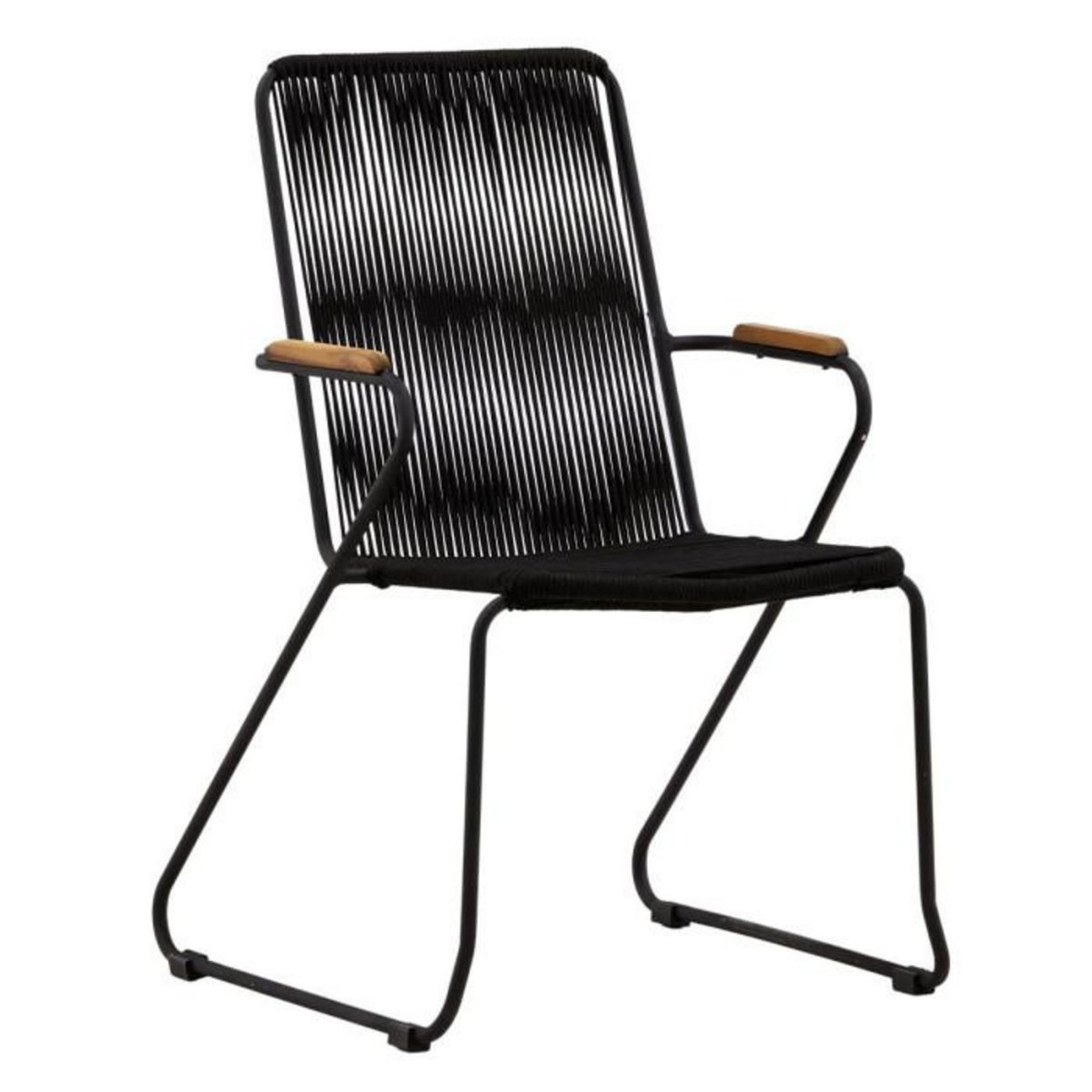 Paris Prix Chaise de Jardin  Barton  82cm Noir