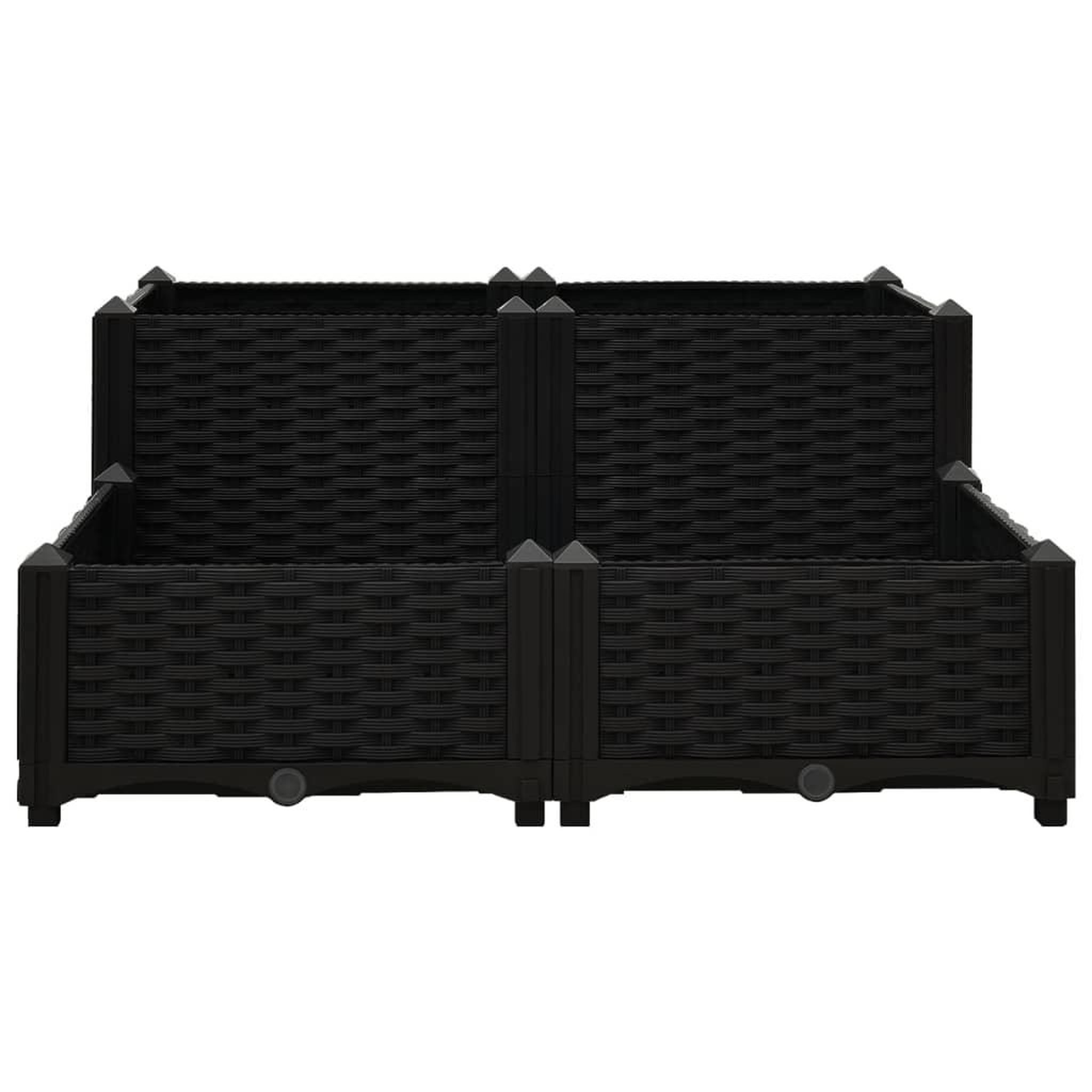 Voir la diapositive 3 : VIDAXL Lit sureleve 80x80x38 cm Polypropylene
