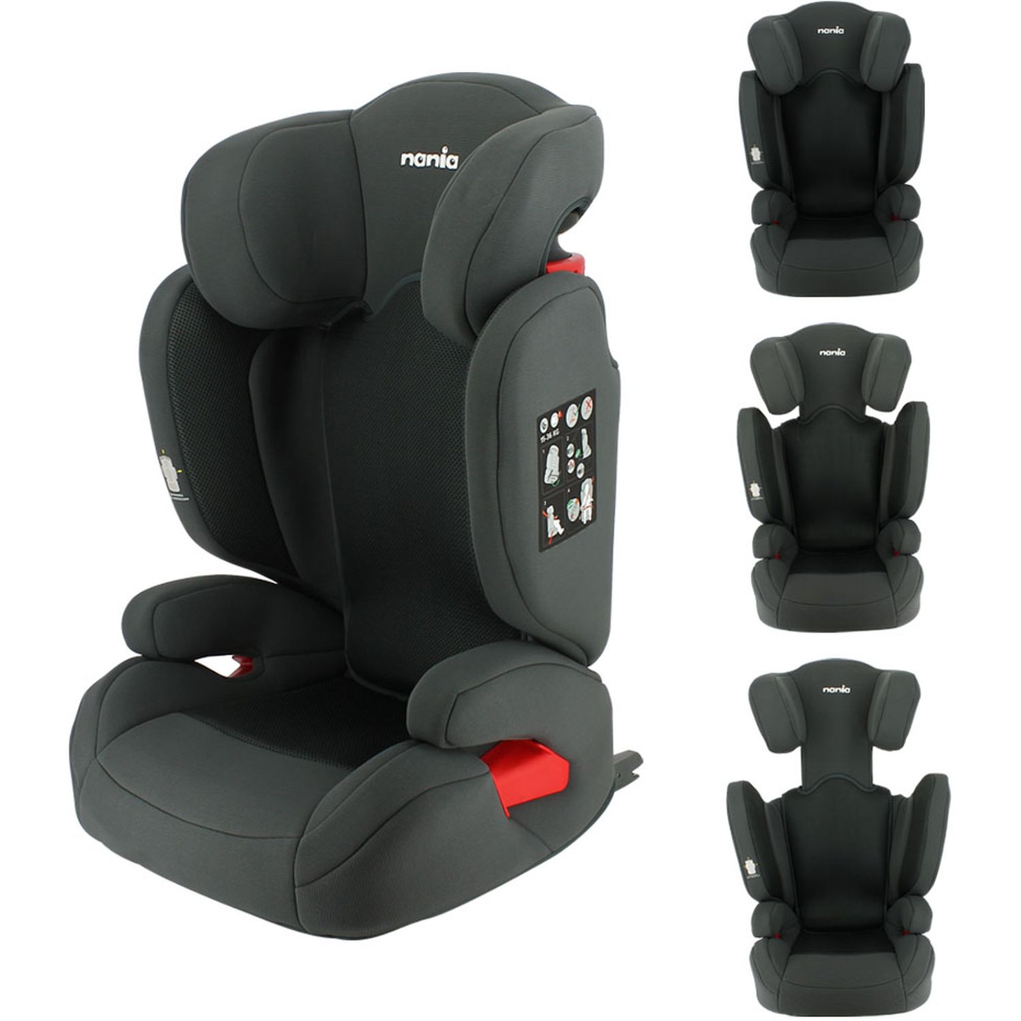 Voir la diapositive 1 : NANIA Siège auto isofix FLASH groupe 2/3 