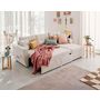 Voir la diapositive 2 : BEST MOBILIER Astoria - canapé d'angle réversible 4 places - convertible avec coffre - en tissu texturé