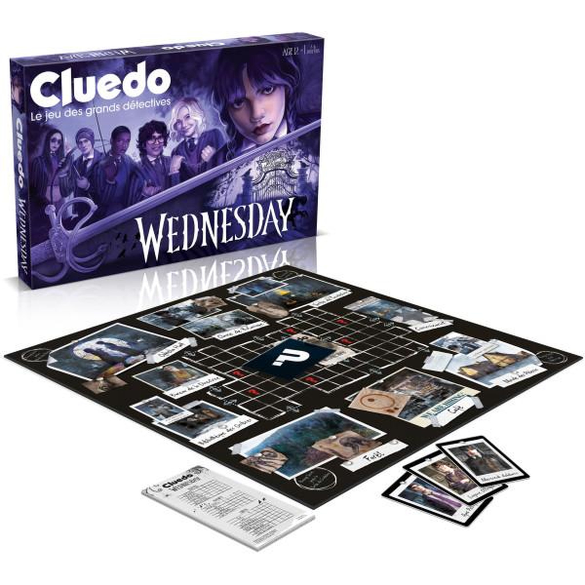 Winning Moves CLUEDO Mercredi - Jeu de société - WINNING MOVES - Des 12 ans
