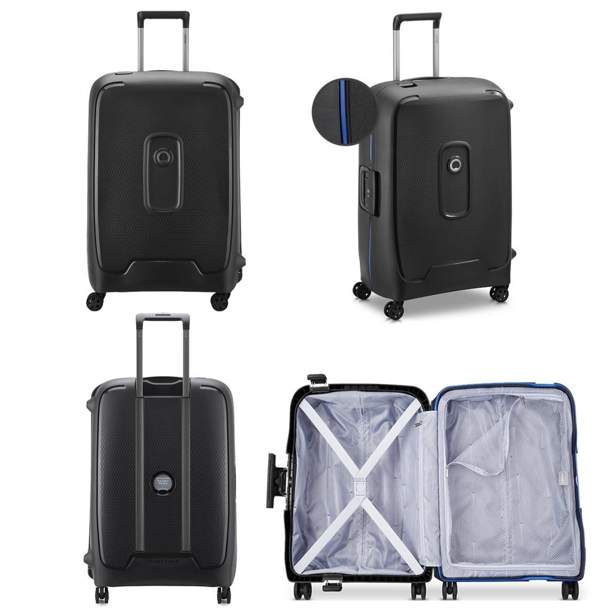 Delsey Valise rigide Moncey 69cm TSA Polypropylène