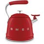 Voir la diapositive 3 : SMEG Bouilloire Sifflante 2.3L Rouge