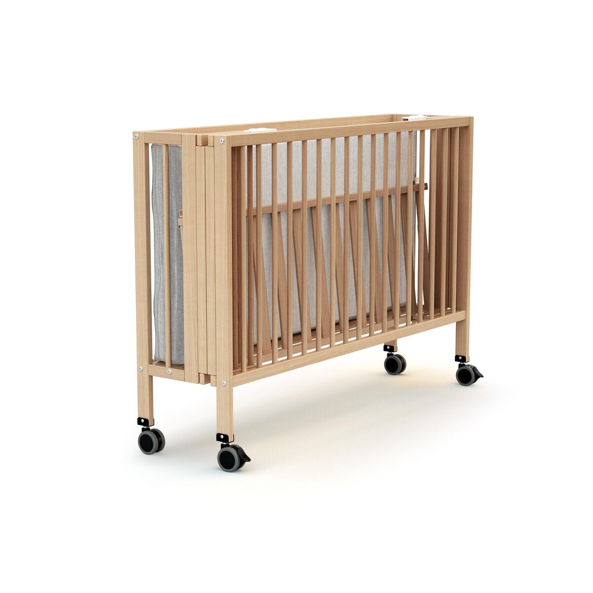 AT4 Lit bébé pliant ESSENTIEL en bois