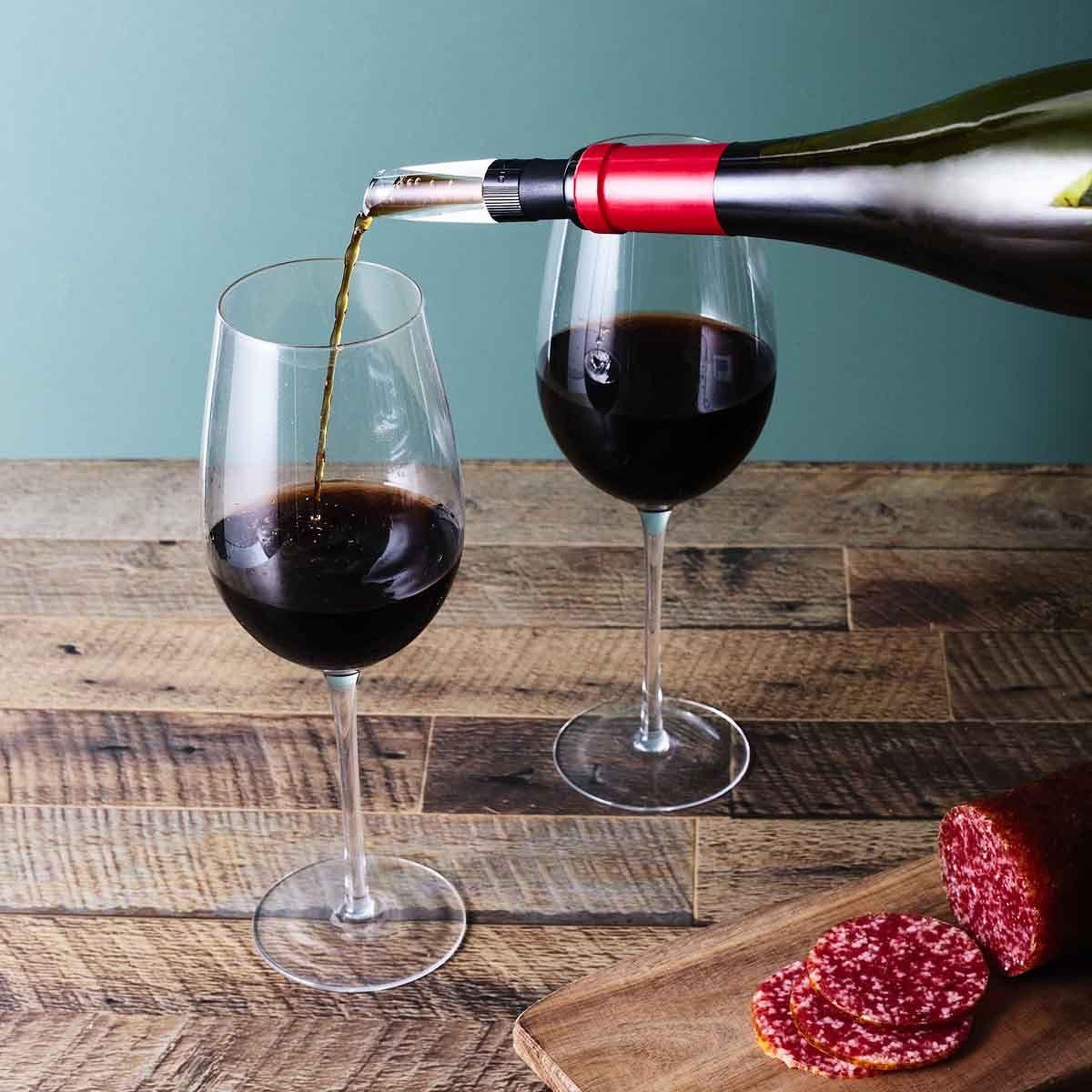 Voir la diapositive 2 : COOK CONCEPT Aérateur & verseur de vin  bouteille  11cm noir