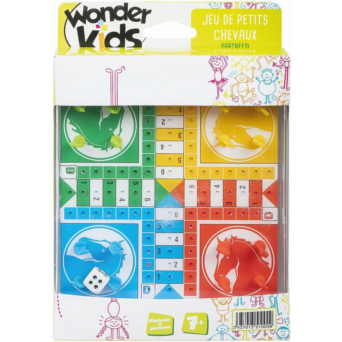 WDK Jeu des petits chevaux de voyage