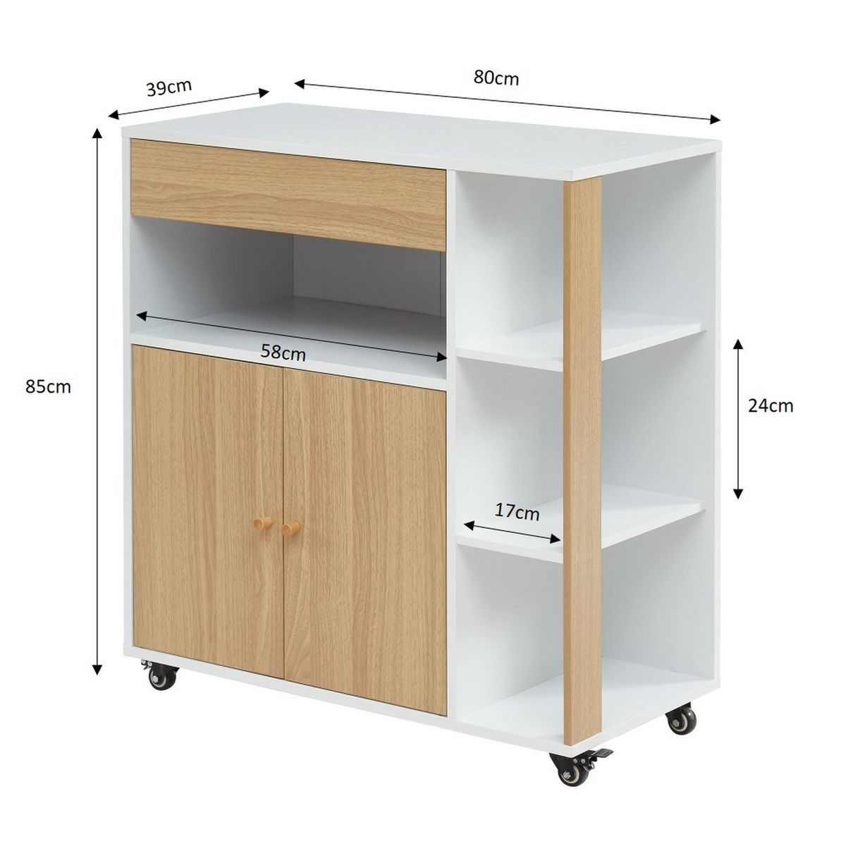 Desserte de cuisine MAX L80cm ALEX