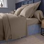Voir la diapositive 2 : DODO Drap housse Partition Satin de coton Coloris Taupe