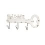 Voir la diapositive 1 : Paris Prix Patère Murale 3 Crochets  Key  50cm Blanc