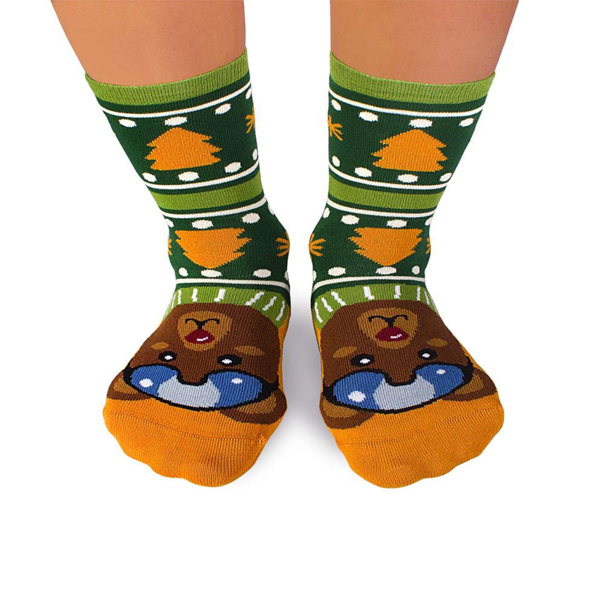 PIRIN HILL Chaussettes en bambou ours. Coloris disponibles : Multicolore
