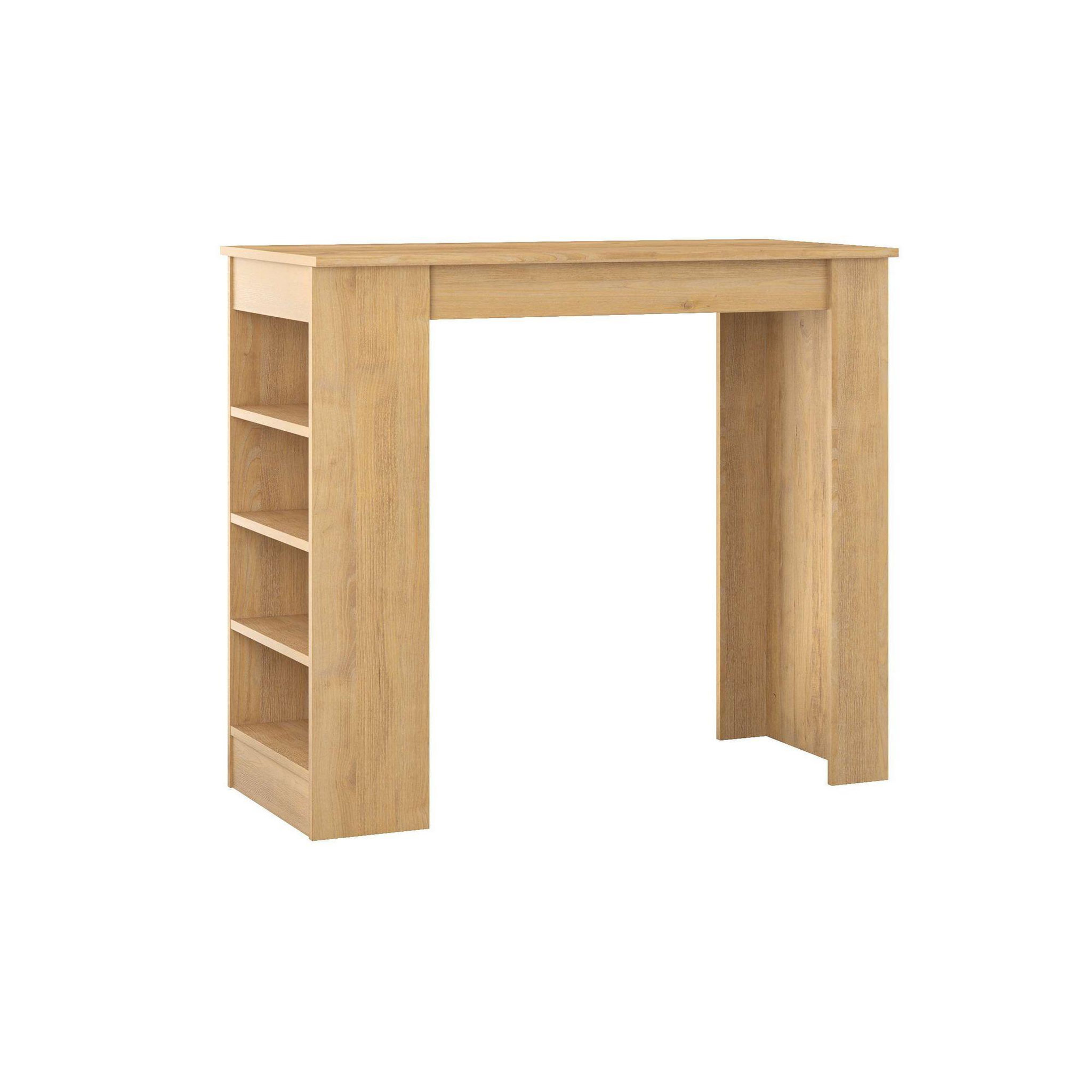 Habitat et Jardin Table de bar en bois  swallow  117 x 54 x 101,8 cm - chêne saphir