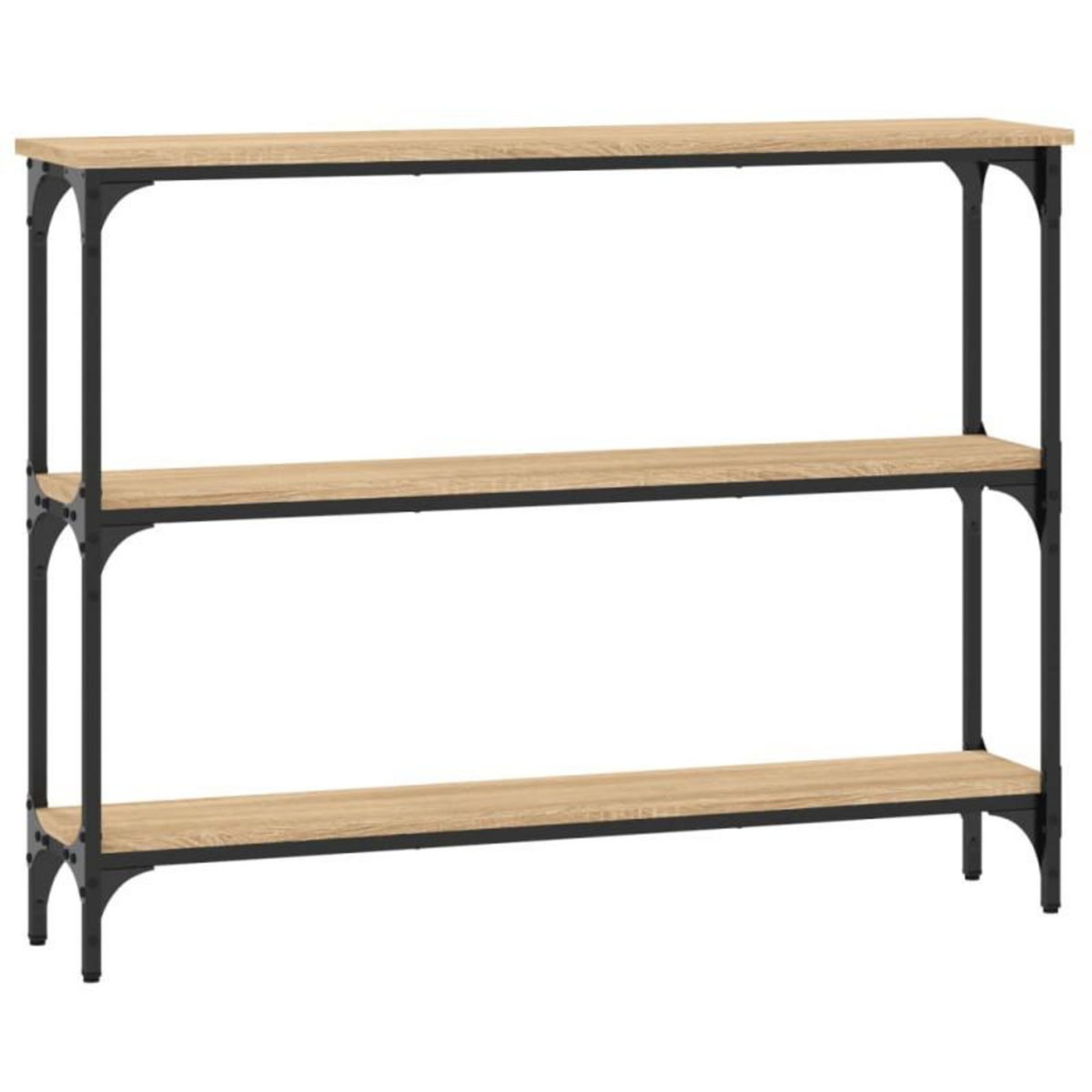 VIDAXL Table console chêne sonoma 100x22,5x75 cm bois d ingénierie