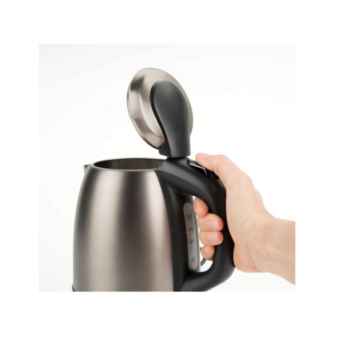 Black et Decker Bouilloire sans fil 1.2l 2200w acier inoxydable - bxke2202e