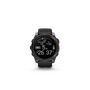 Voir la diapositive 3 : GARMIN Montre connectée Garmin fenix8 AMOLED 51mm Acier, Gray avec bracelet noir