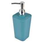 Paris Prix Distributeur de Savon Soft Touch  Vitamine II  17cm Bleu Émeraude